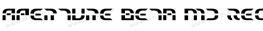 Aperture Beta Md Reg字体转换